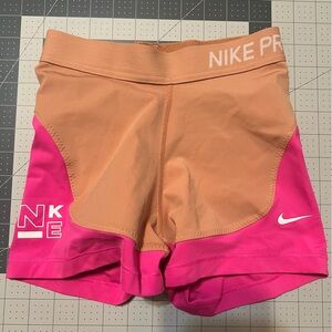 Nike Spandex Pink and Tan